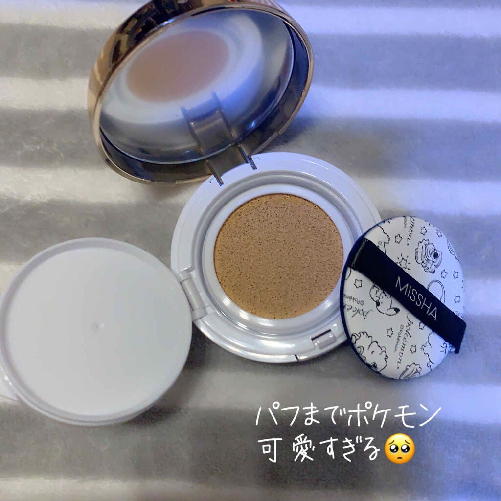 M クッション ファンデーション(モイスチャー)/MISSHA/クッションファンデーションを使ったクチコミ(2枚目)
