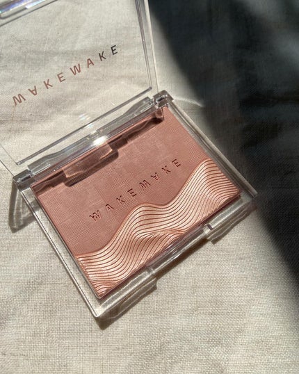 シアーレイヤリングデュアルブラッシャー/wakemake/パウダーチークを使ったクチコミ(2枚目)