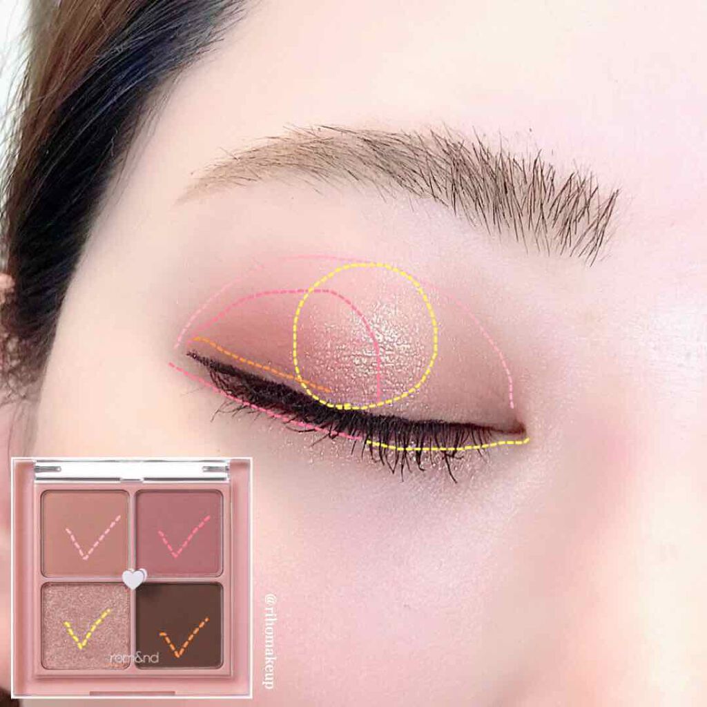 ベターザンアイズ/rom&nd/アイシャドウパレットを使ったクチコミ(2枚目)