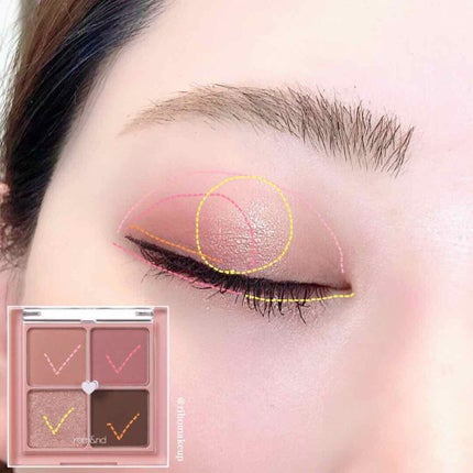 ベターザンアイズ/rom&nd/アイシャドウパレットを使ったクチコミ(2枚目)