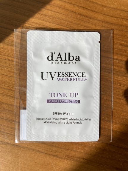 ダルバ ウォータフル トーンアップ サンクリーム(パープル)/ダルバ/日焼け止めクリームを使ったクチコミ(1枚目)