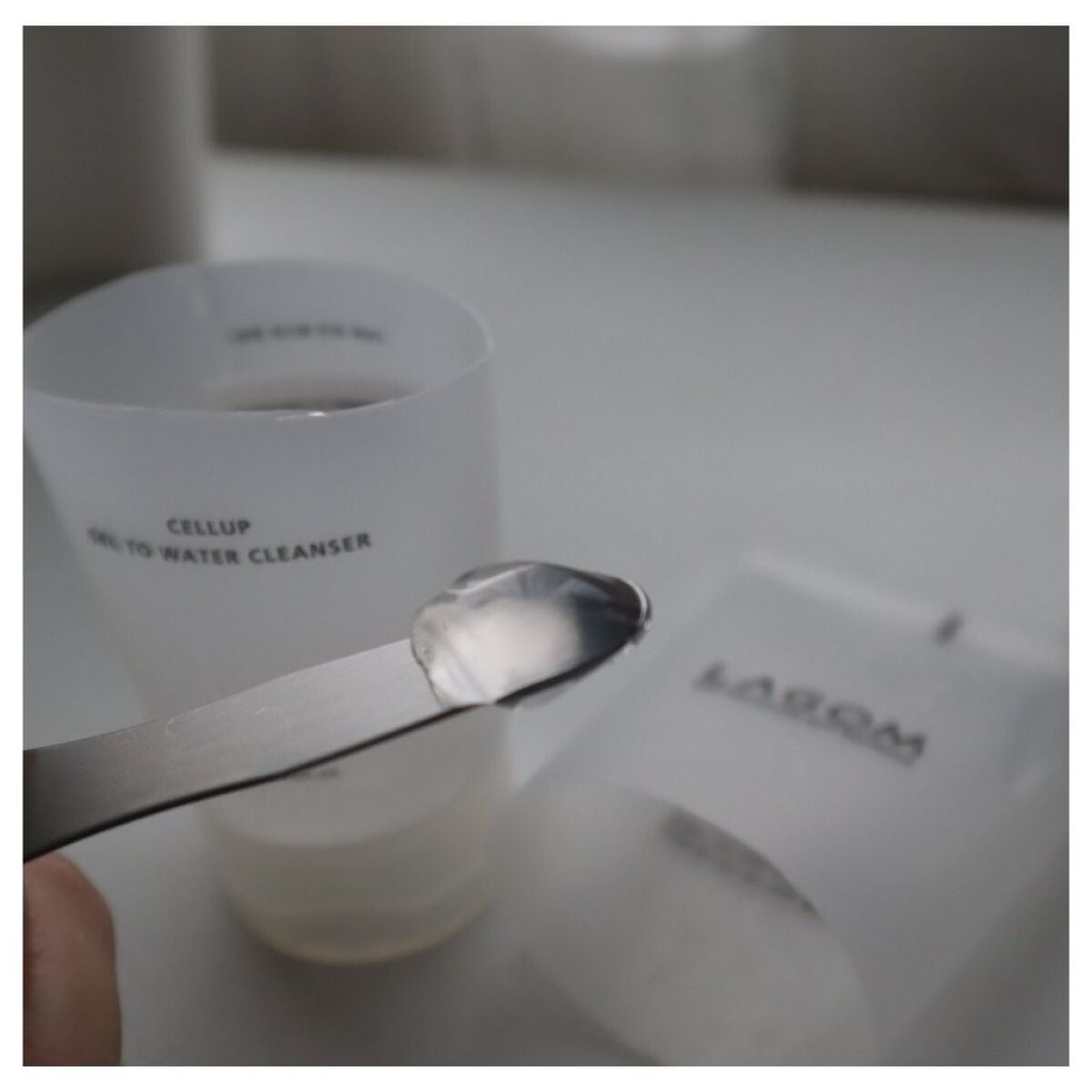 ラゴム ジェルトゥウォーター クレンザー(朝用洗顔)/LAGOM /その他洗顔料を使ったクチコミ(2枚目)