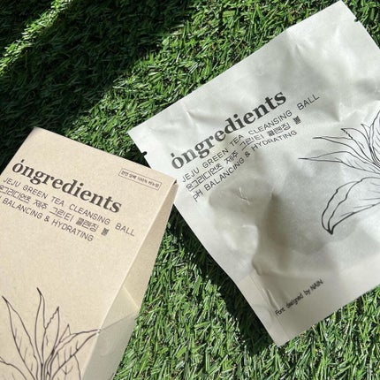 Jeju Green Tea Cleansing Ball/Ongredients/洗顔石鹸を使ったクチコミ(3枚目)