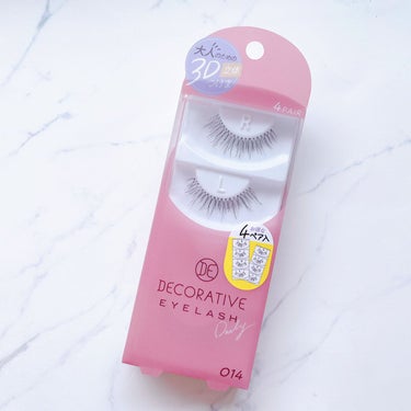 Decorative Eyelash Decorative Eyelash デコラティブアイラッシュのクチコミ「おしゃれなデザインのパッケージ。4ペア入っているのが嬉しいです。

いろんな長さが入った、長さ.....」（2枚目）