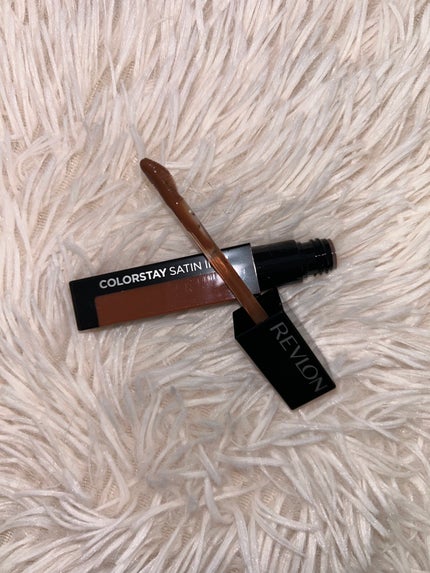 カラーステイ サテン インク/REVLON/口紅を使ったクチコミ(2枚目)