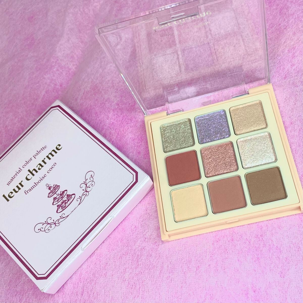 マテリアルカラーパレット/leur charme/アイシャドウパレットを使ったクチコミ(2枚目)