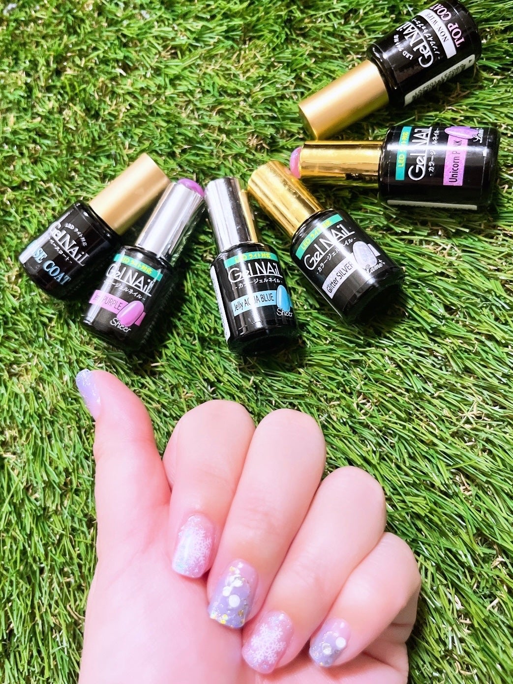 ジェルネイル(ライト対応)/セリア/ジェルネイルを使ったクチコミ(4枚目)