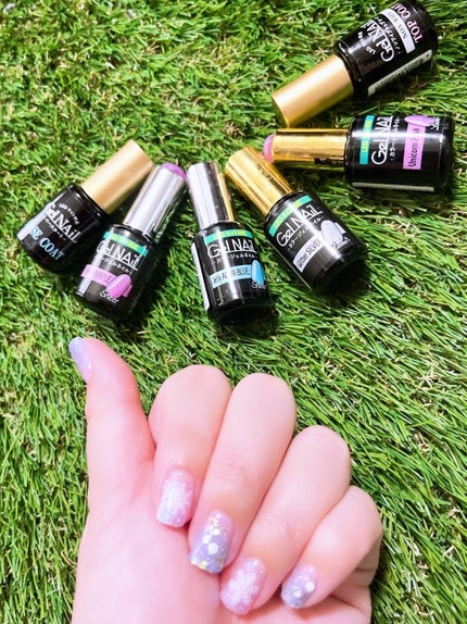 ジェルネイル(ライト対応)/セリア/ジェルネイルを使ったクチコミ(4枚目)