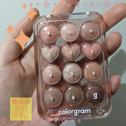 目元チュートリアルアイパレット/Colorgram/アイシャドウパレットを使ったクチコミ(1枚目)