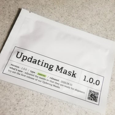 Updating Mask 1.0.0 Type R（肌トラブル）／rescue 1セット5枚入り/meol/シートマスク・パックを使ったクチコミ（1枚目）