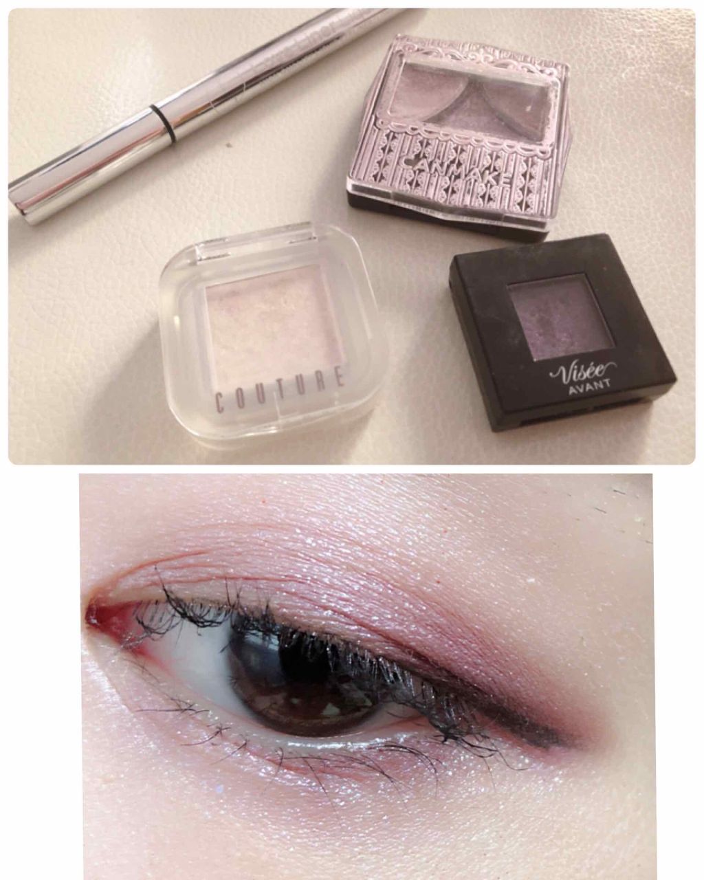 クチュールシャドウ(MELTED)/A’pieu/単色アイシャドウを使ったクチコミ（3枚目）