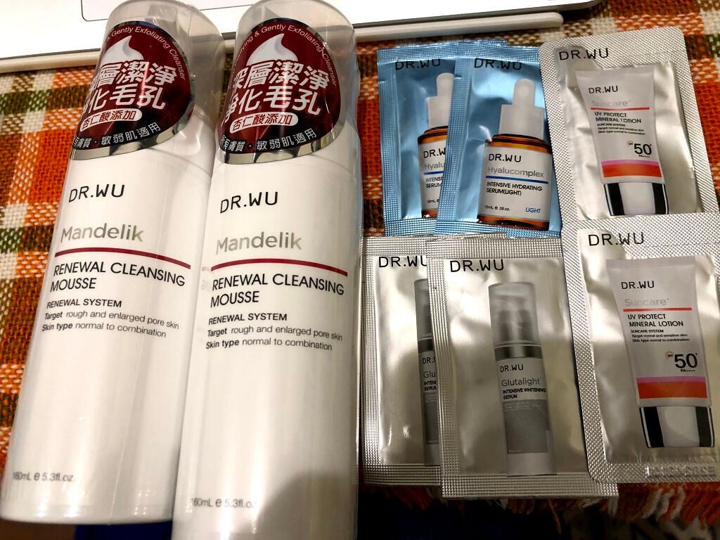 マンデリックリニューアルクレンジングムース/DR.WU/泡洗顔を使ったクチコミ(1枚目)