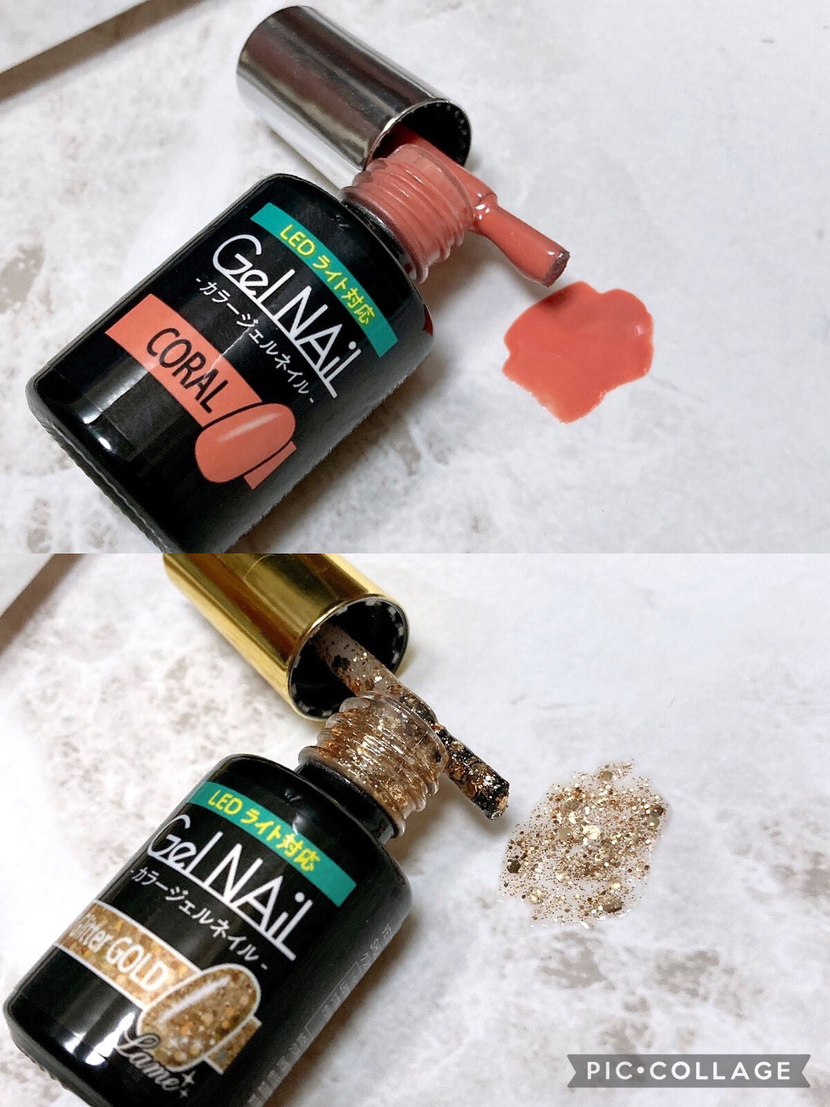 ジェルネイル(ライト対応)/セリア/ジェルネイルを使ったクチコミ(2枚目)