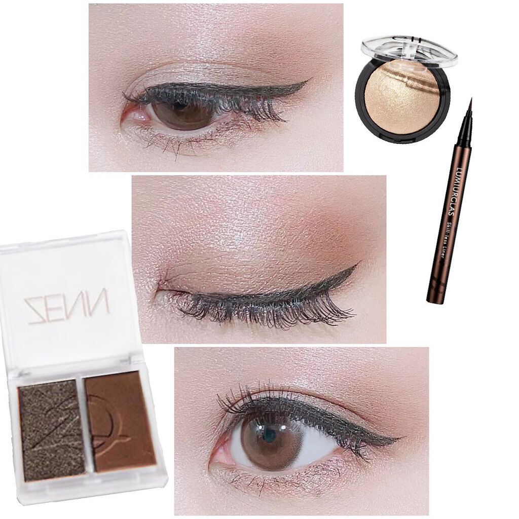 アイシャドウデュオ/ZENN.th/アイシャドウパレットを使ったクチコミ（1枚目）