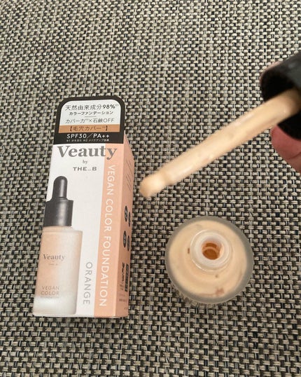 ヴィーガン カラーファンデーション オレンジ/Veauty by THE_B/リキッドファンデーションの画像