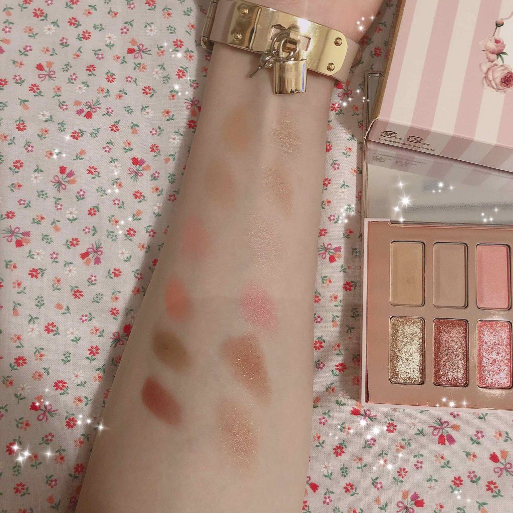 バレンタインボックス3ローズモーメント/VAVI MELLO/アイシャドウパレットを使ったクチコミ（3枚目）