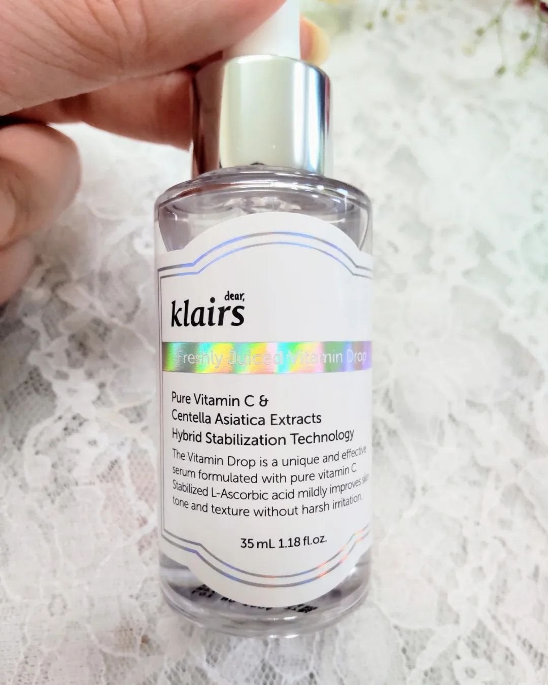 フレッシュリージュースドビタミンドロップ(35ml)/Klairs/美容液を使ったクチコミ(2枚目)
