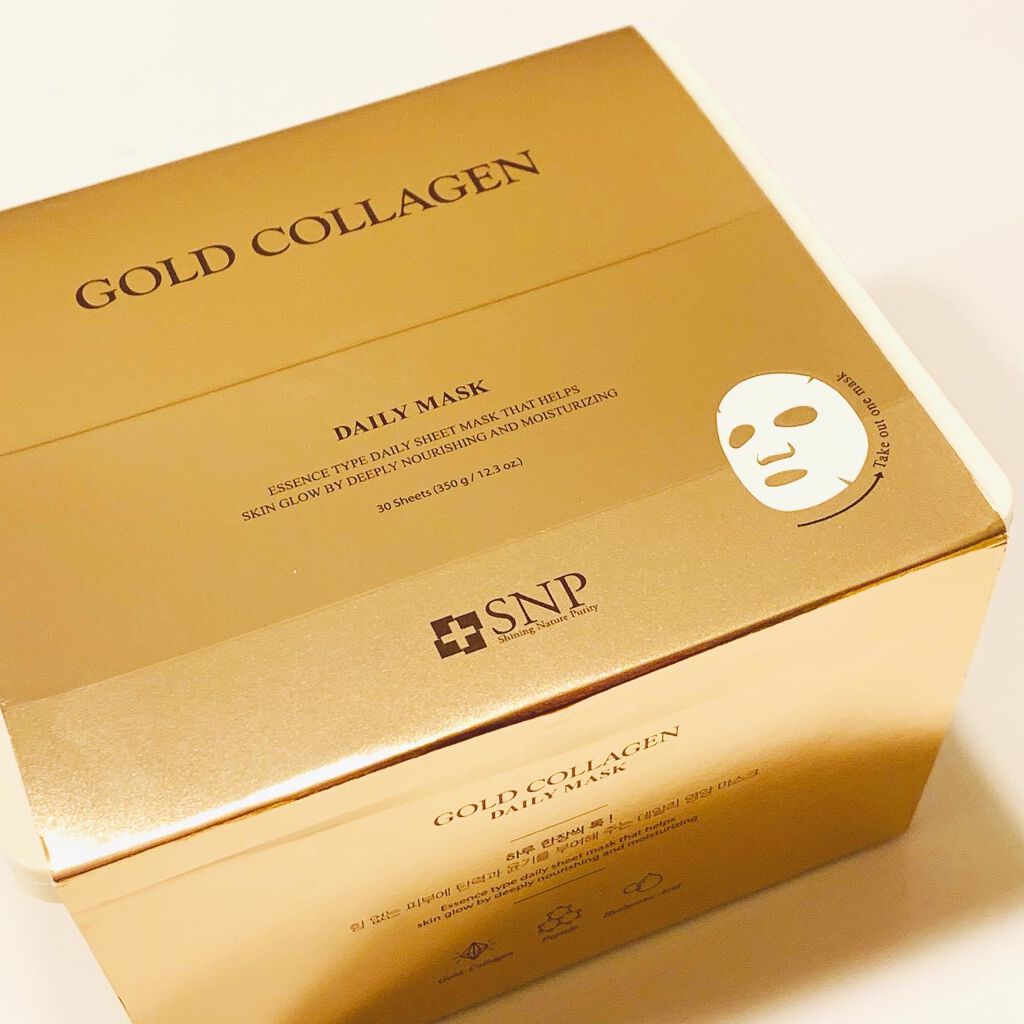 ゴールドコラーゲンデイリーマスク/SNP/シートマスク・パックを使ったクチコミ(1枚目)