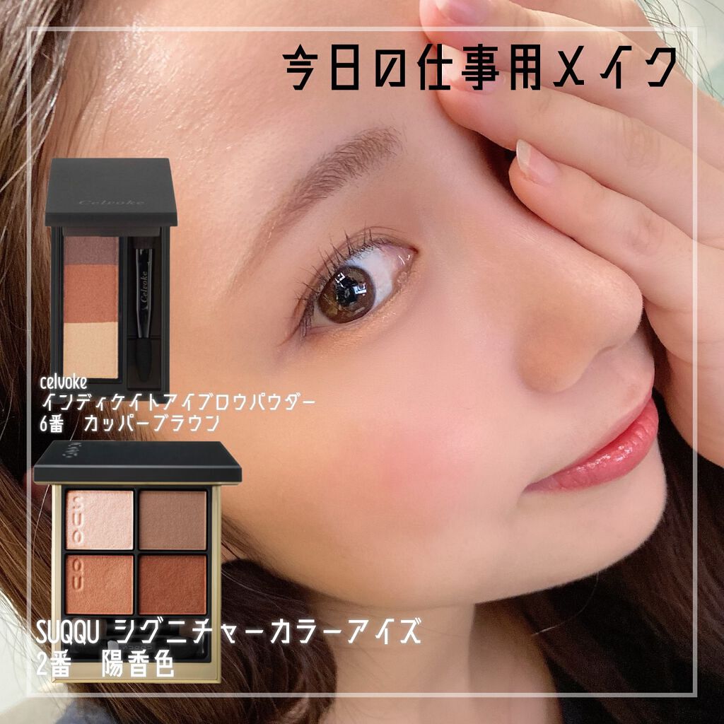 セルヴォーク インディケイトアイブロウパウダー/Celvoke/パウダーアイブロウを使ったクチコミ（1枚目）