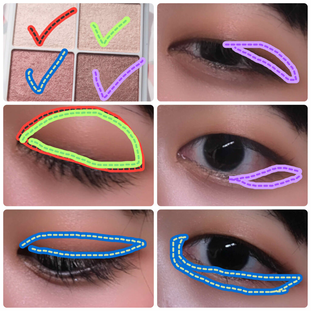 エッセンスインシャドウライナー/K-パレット/スティックアイシャドウを使ったクチコミ（2枚目）