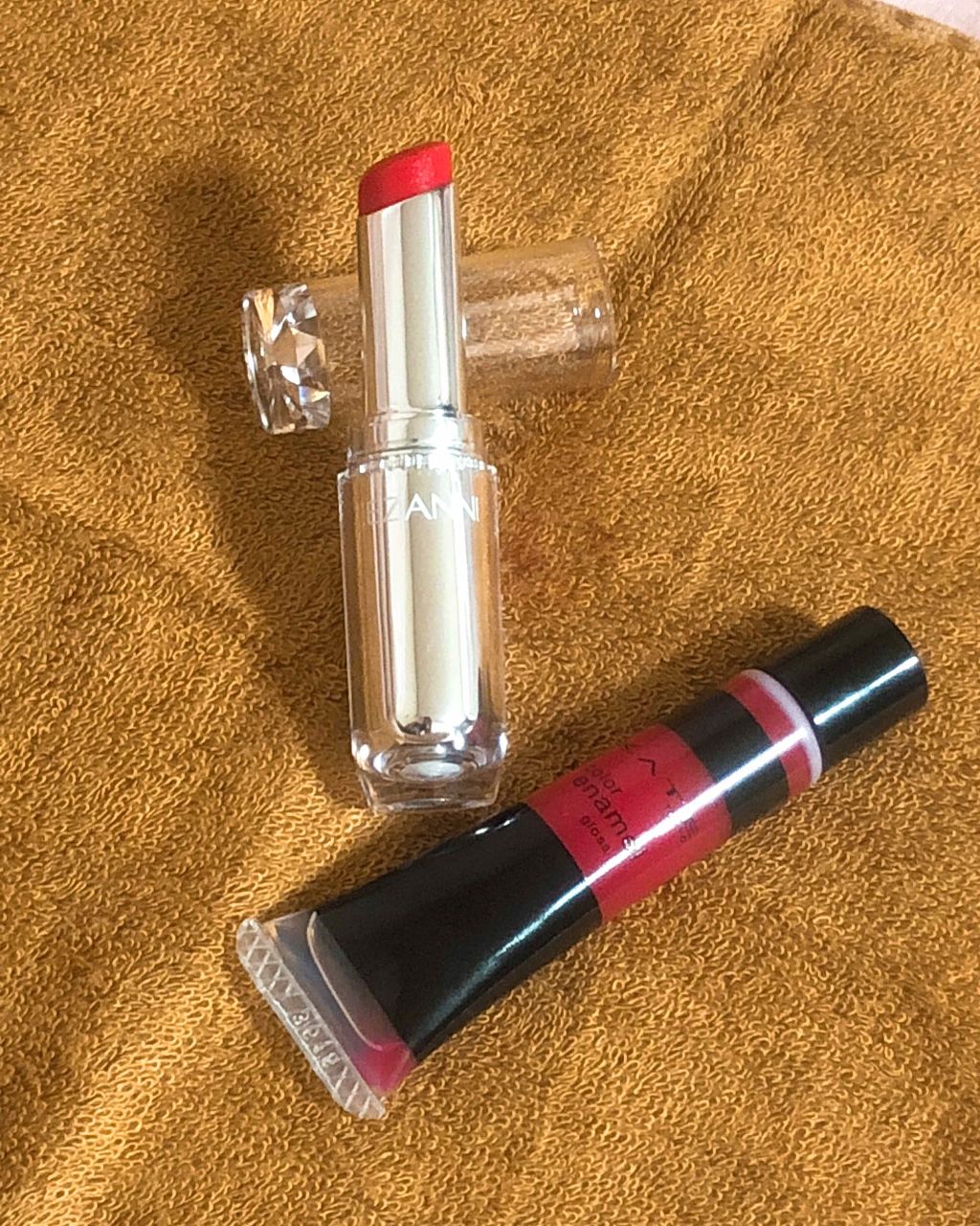 ラスティンググロスリップ/CEZANNE/口紅を使ったクチコミ(1枚目)