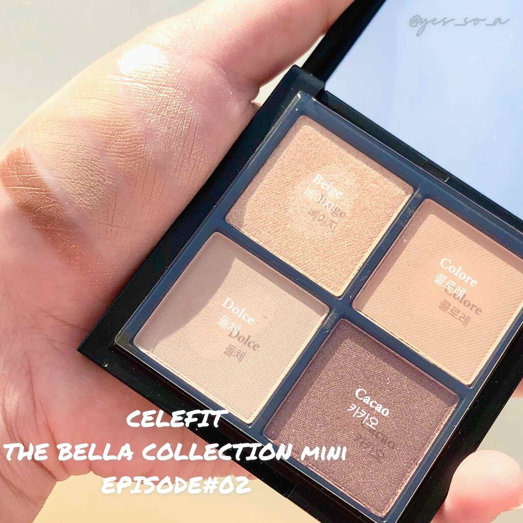 THE BELLA COLLECTION mini/CELEFIT/アイシャドウパレットを使ったクチコミ（3枚目）