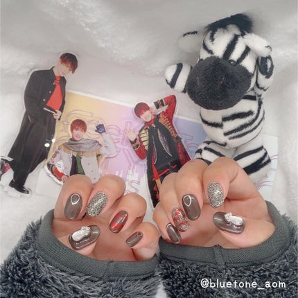 セミキュアジェルネイル(ハンド) NP-184 N Silhouette (special day Collection)/ohora/ネイルシールの画像