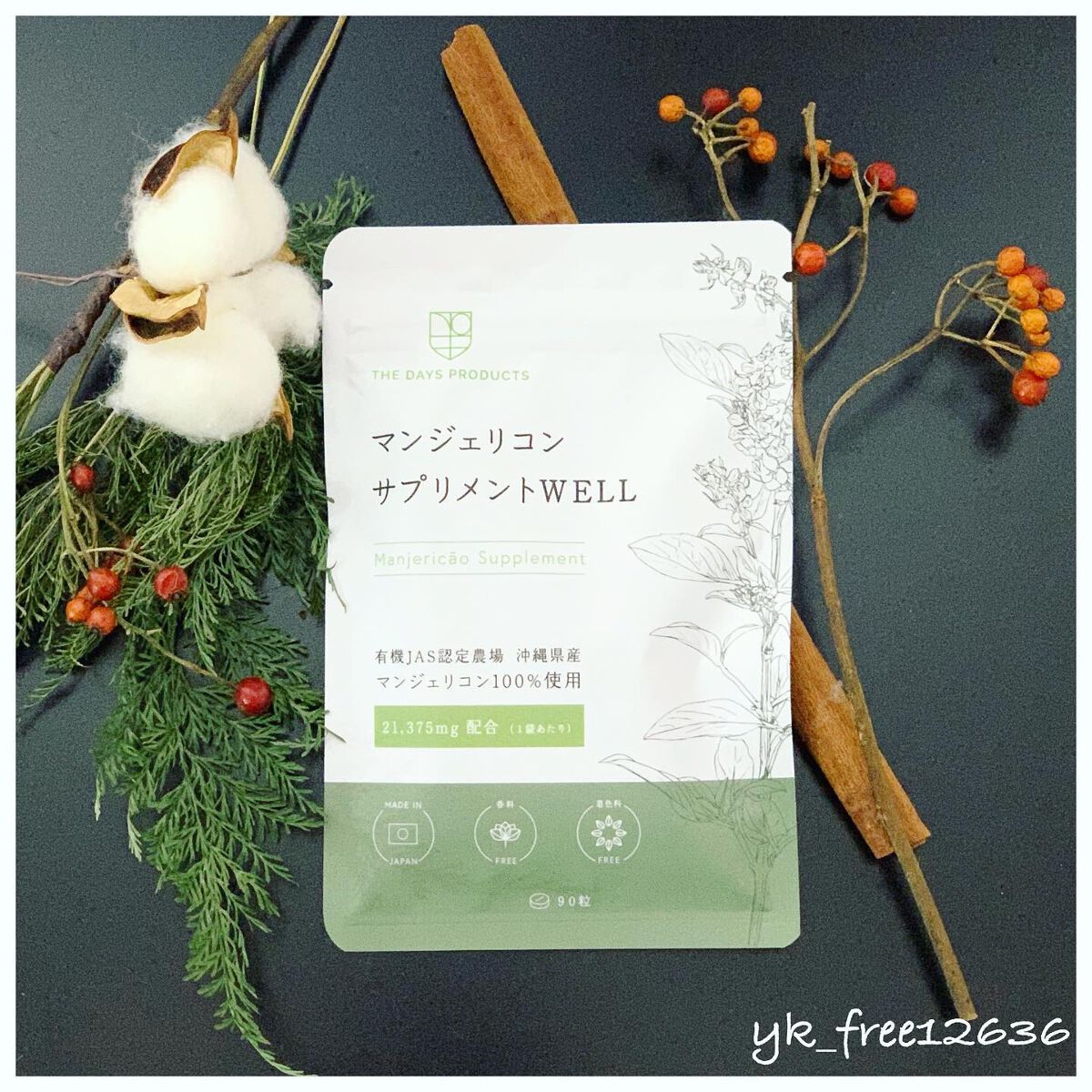 マンジェリコンサプリメントWELL/THE DAYS PRODUCTS/美容サプリメントを使ったクチコミ(1枚目)