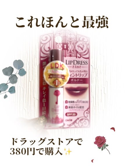リップドレスティント/近江兄弟社/リップティントを使ったクチコミ(1枚目)