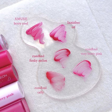 ジューシーラスティングティント/rom&nd/リップティントを使ったクチコミ(4枚目)