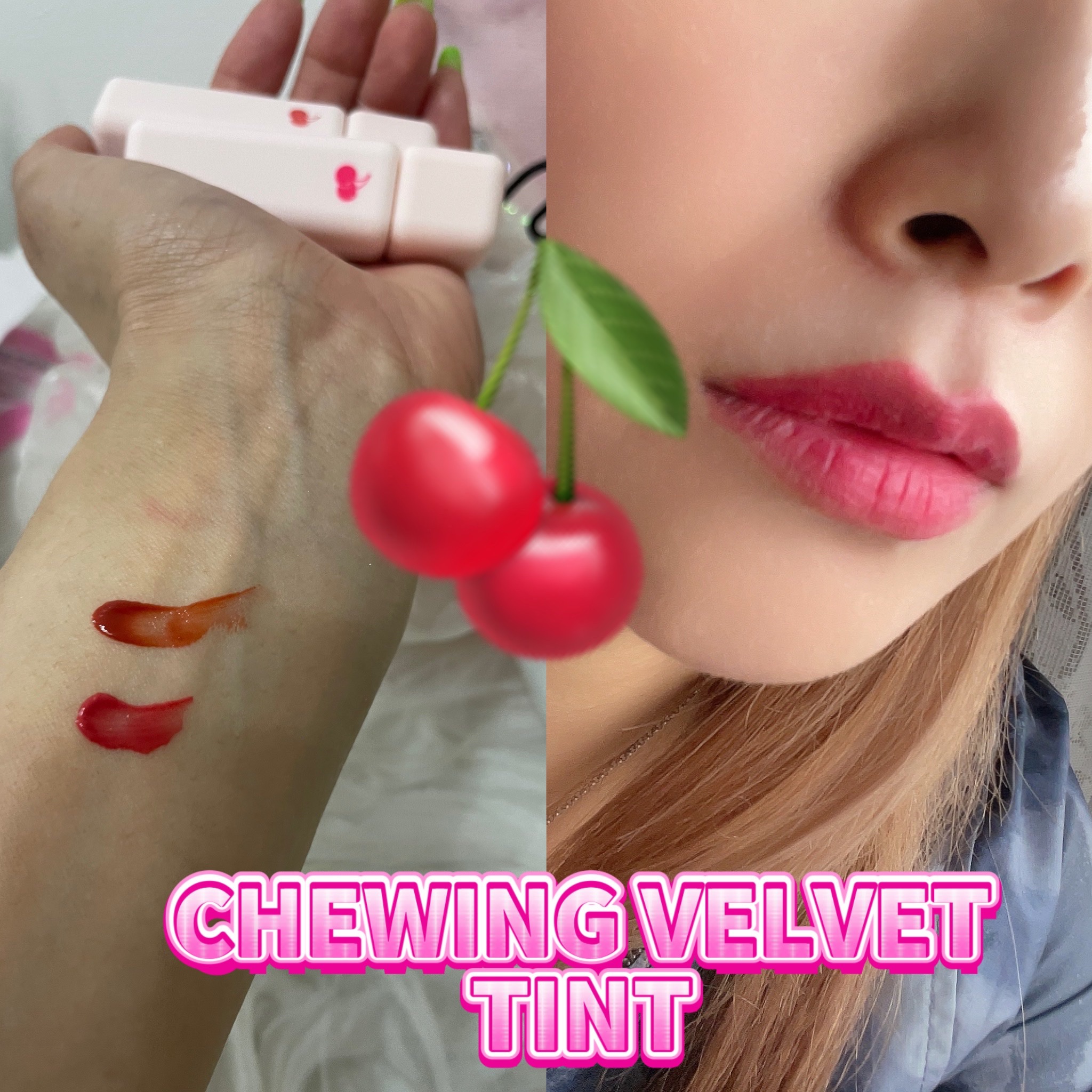 チューインガムベルベットティント/KIRSH(キルシー)/リップティントを使ったクチコミ（1枚目）