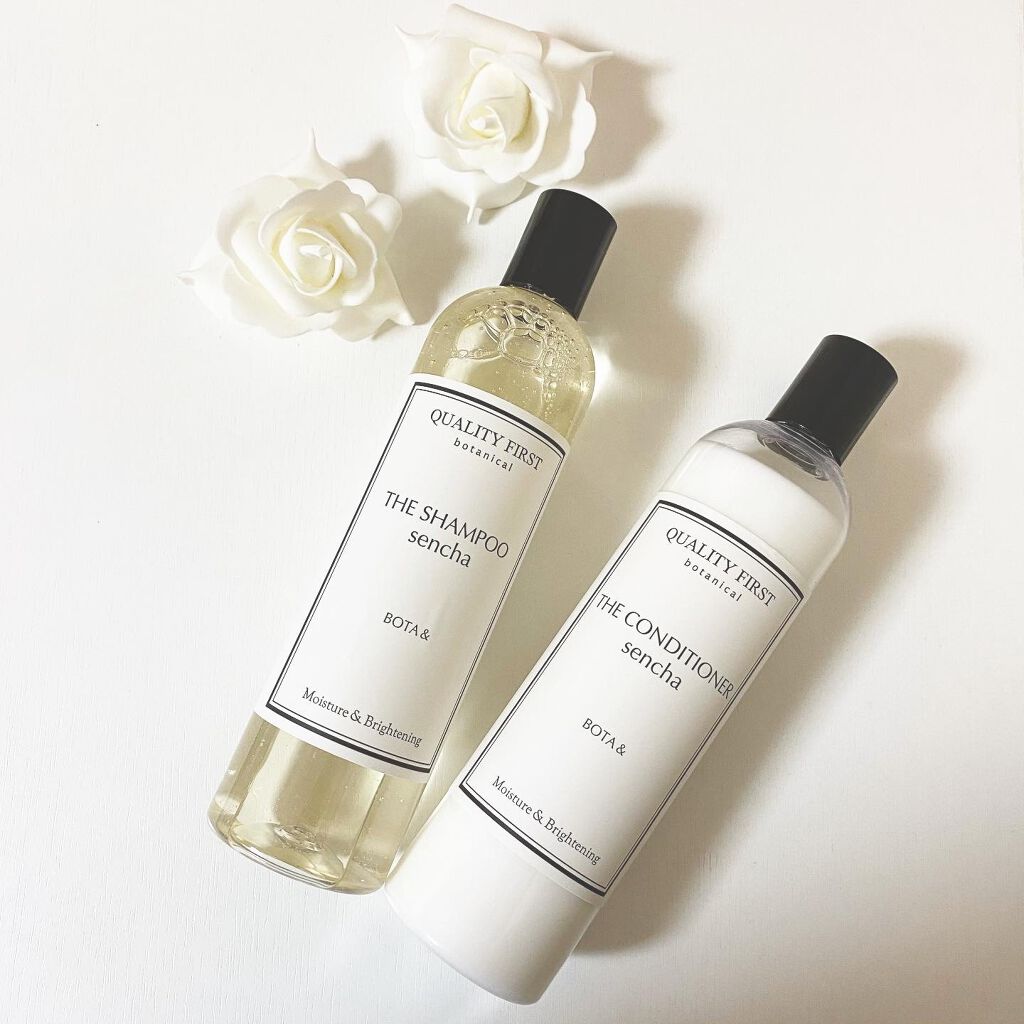 ボタアンド ザ シャンプー <sencha>/クオリティファースト/市販シャンプーを使ったクチコミ（1枚目）