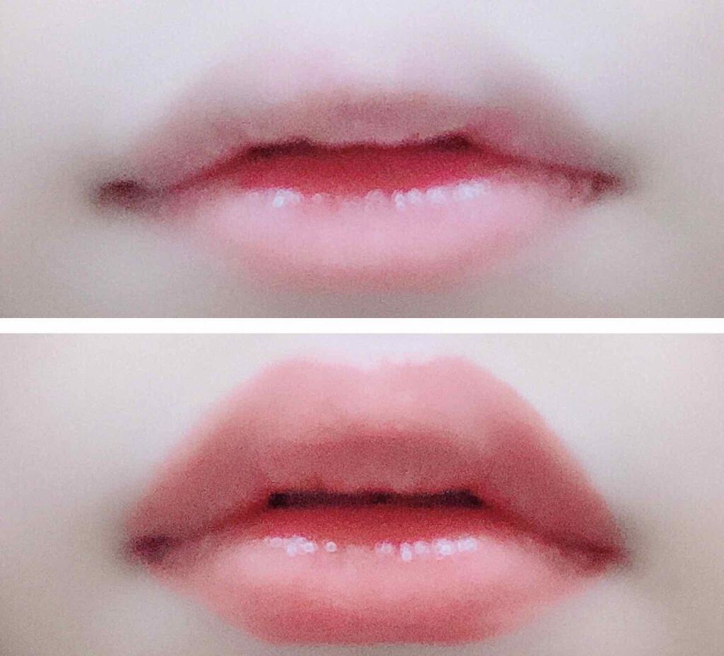 ラスティンググロスリップ/CEZANNE/口紅を使ったクチコミ(2枚目)