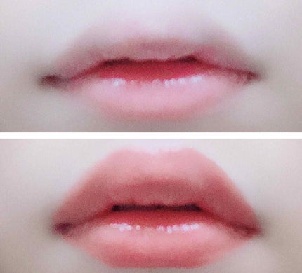 ラスティンググロスリップ/CEZANNE/口紅を使ったクチコミ(2枚目)