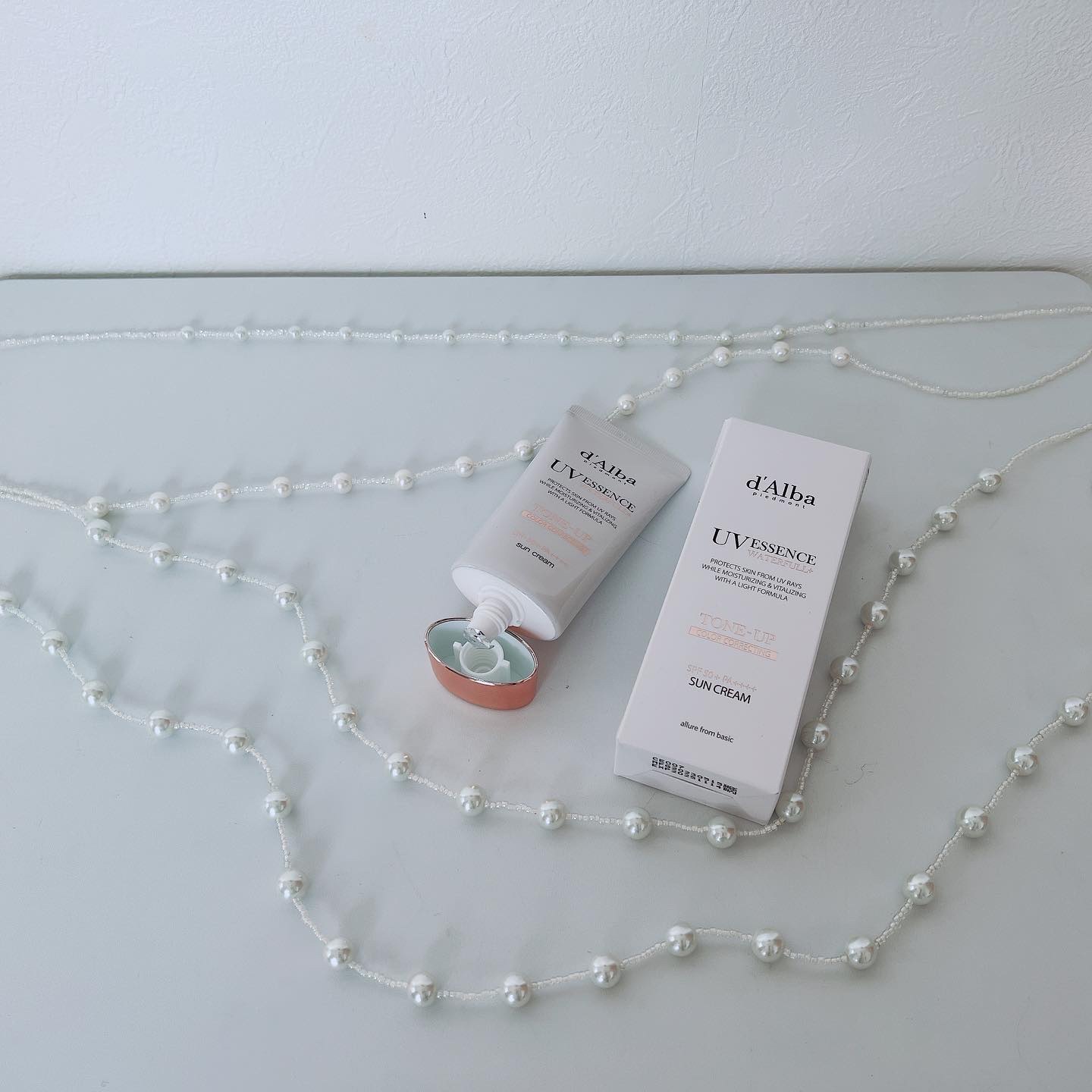 ウォータフルトーンアップサンクリーム/ダルバ/日焼け止めクリームを使ったクチコミ（2枚目）