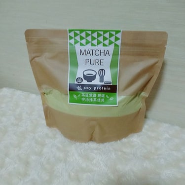 MATCHA PURE（プロテインパウダー）/ピュアパートナー/ドリンクを使ったクチコミ（3枚目）