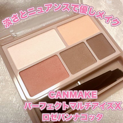 パーフェクトマルチアイズ/キャンメイク/アイシャドウパレットを使ったクチコミ(1枚目)