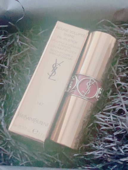 ルージュ ヴォリュプテ シャイン/YVES SAINT LAURENT BEAUTE/口紅を使ったクチコミ(3枚目)