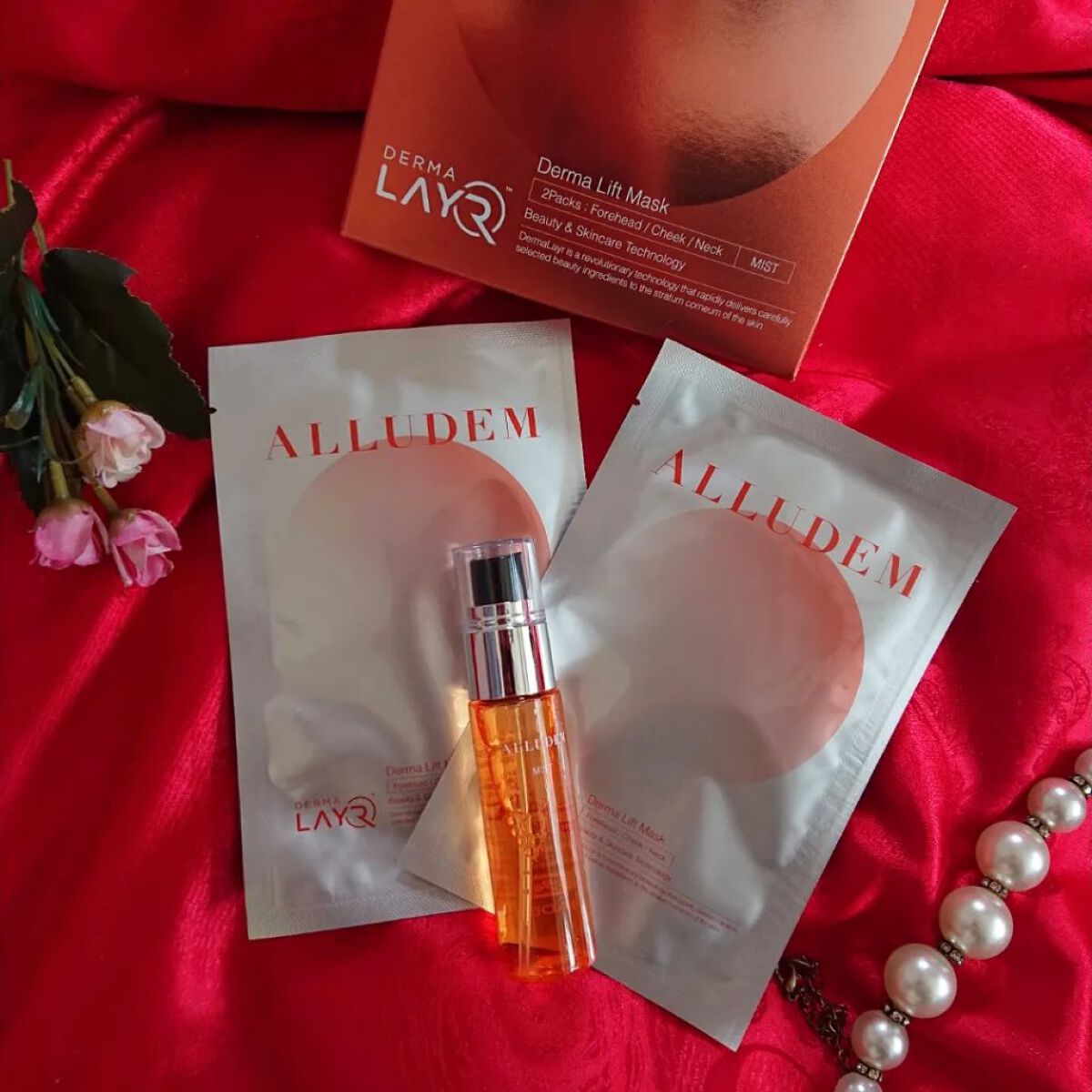 Derma Lift Mask/ALLUDEM/スキンケアキットを使ったクチコミ（1枚目）