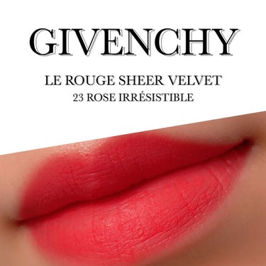 ルージュ・ジバンシイ・シアー・ベルベット/GIVENCHY/口紅を使ったクチコミ（3枚目）