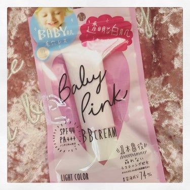 
#ベビーピンク #BBクリーム 01 ライトカラー
SPF44 PA+++

お値段 1000円

✼　••┈┈┈┈••🎀••┈┈┈┈••　✼


プレゼントでいただきました。
こちらの#BBクリーム