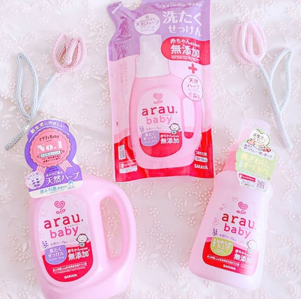 アラウ.洗たく用せっけん ゼラニウム/arau.(アラウ)/その他を使ったクチコミ(1枚目)