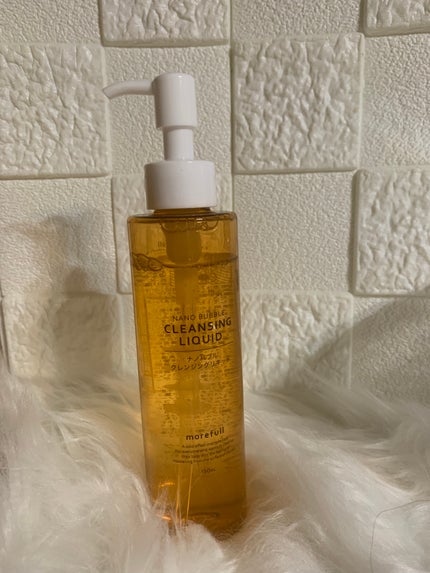 ナノバブルクレンジングリキッド/morefull /オイルクレンジングを使ったクチコミ(1枚目)