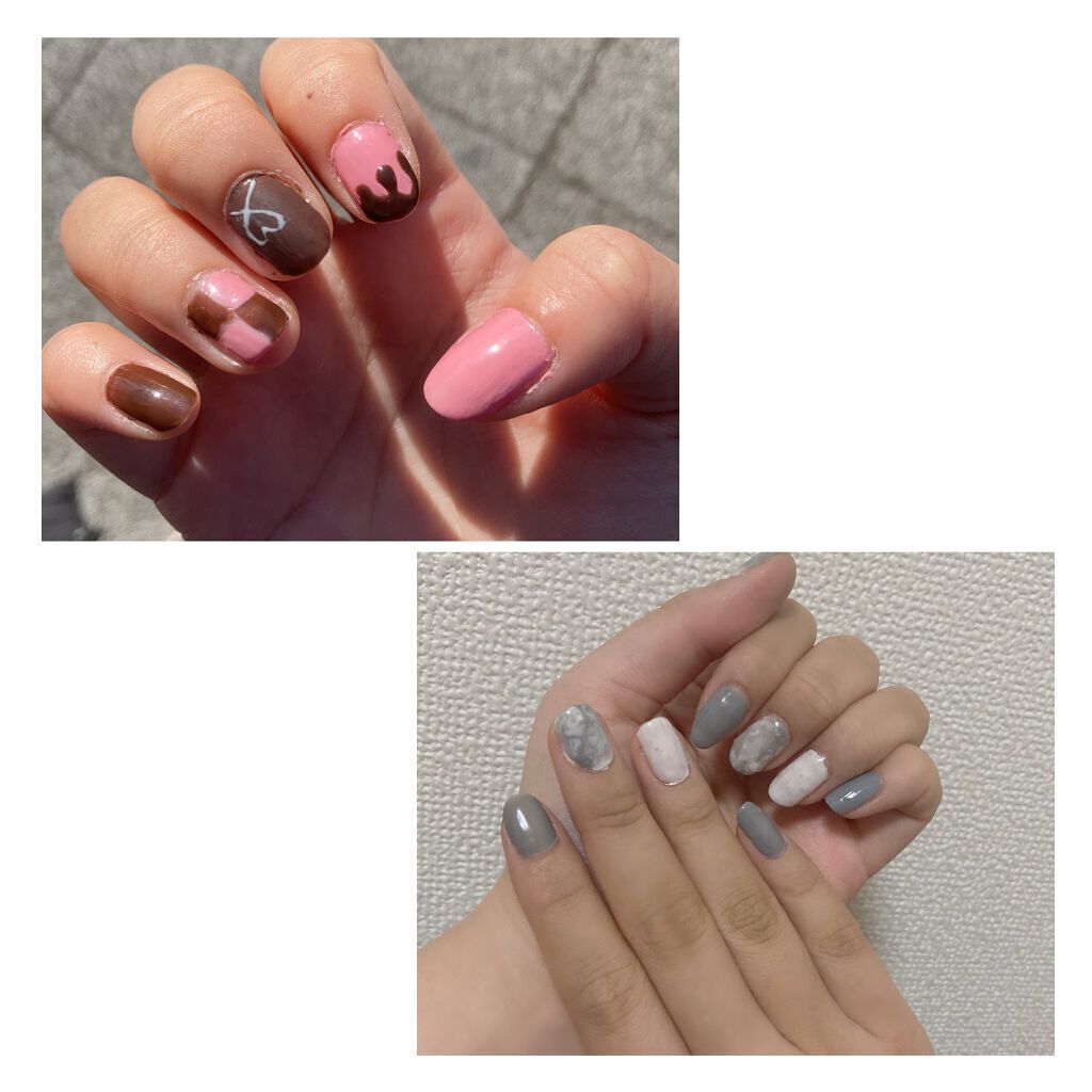 ひより on LIPS 「【私の今までのネイル💅】私の今までのネイルです🧸このネイルは全..」(2枚目)