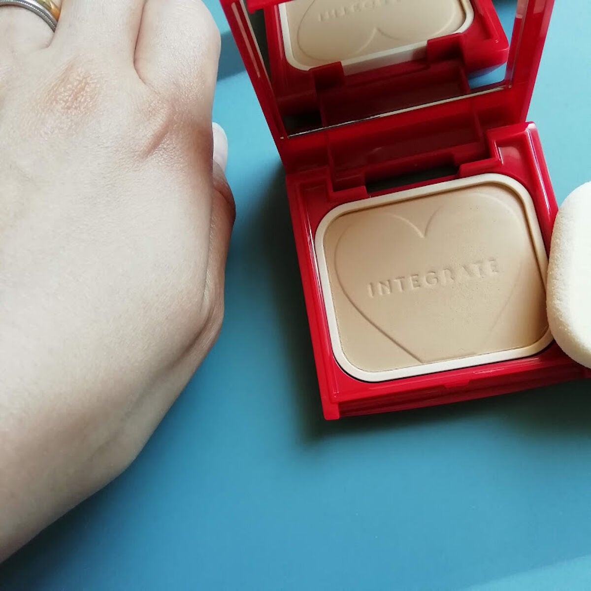 プロフィニッシュファンデーション/インテグレート/パウダーファンデーションを使ったクチコミ(2枚目)