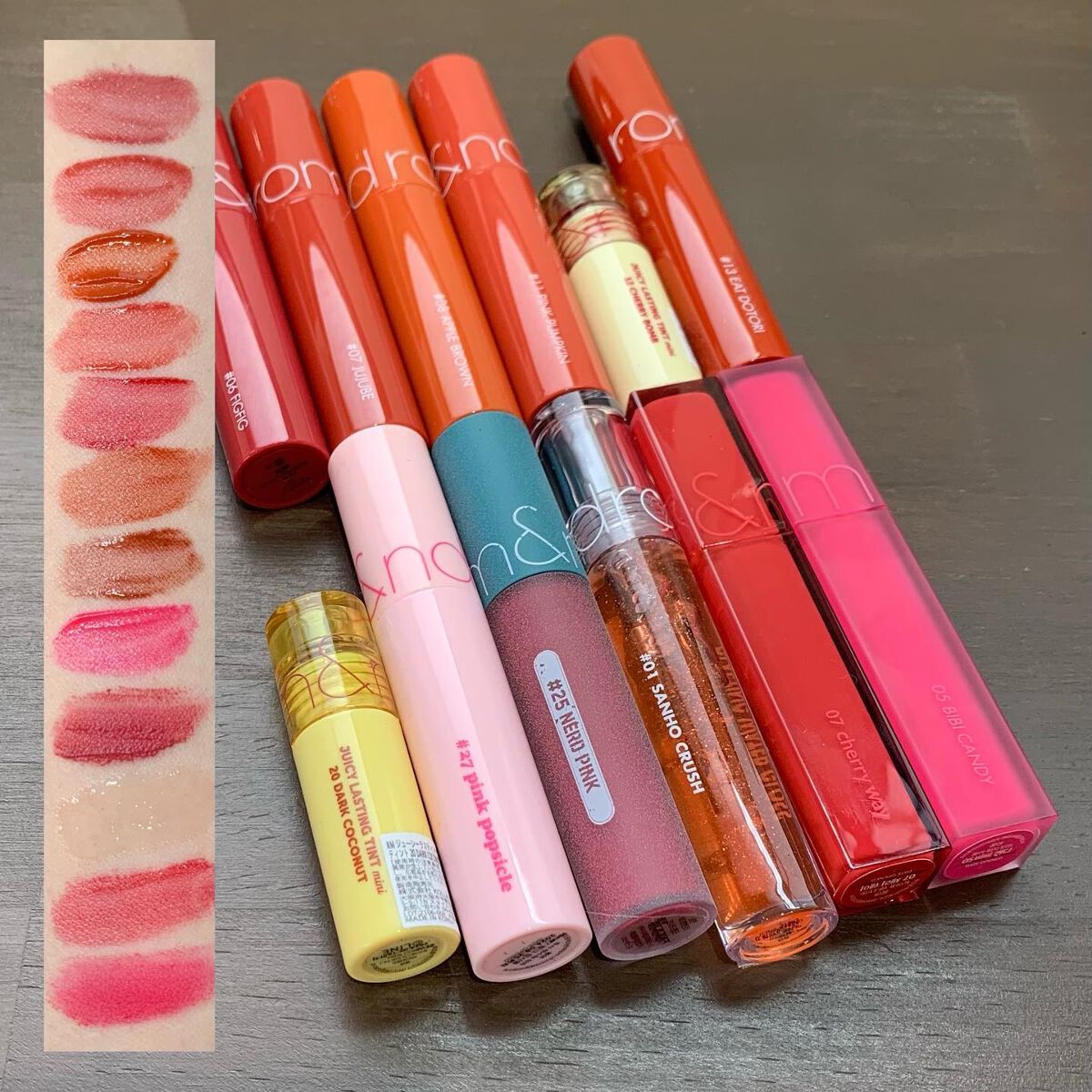 グラスティングウォーターグロス/rom&nd/リップグロスを使ったクチコミ（2枚目）