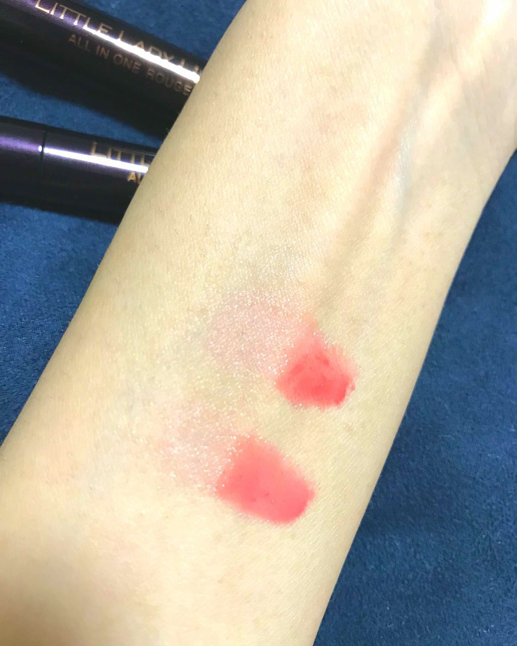 オールインワンルージュ/リトルレディ リュクス/リップグロスを使ったクチコミ(2枚目)