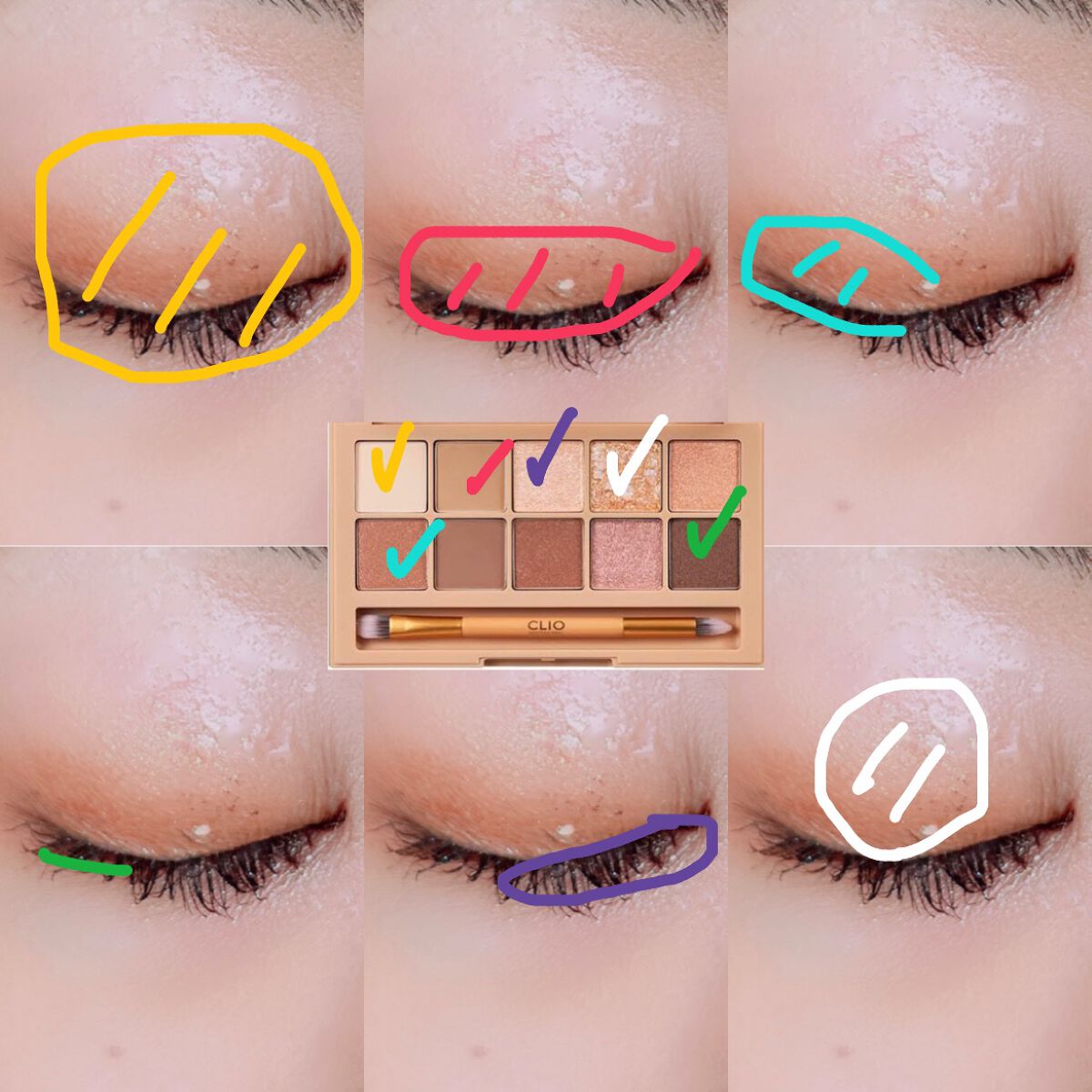 プロ アイ パレット/CLIO/アイシャドウパレットを使ったクチコミ(2枚目)