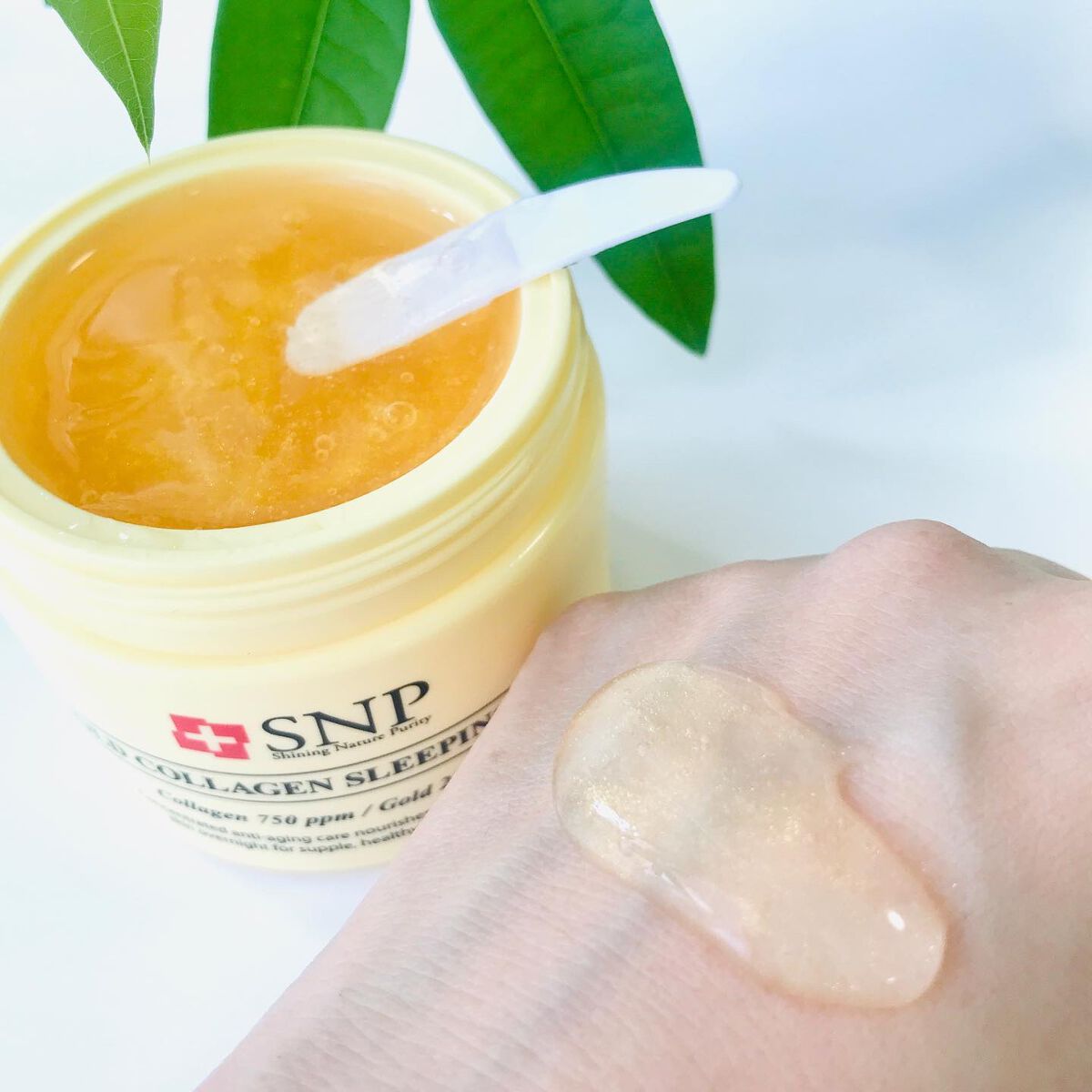 SNP ゴールド コラーゲン スリーピング パック/SNP/シートマスク・パックを使ったクチコミ(4枚目)