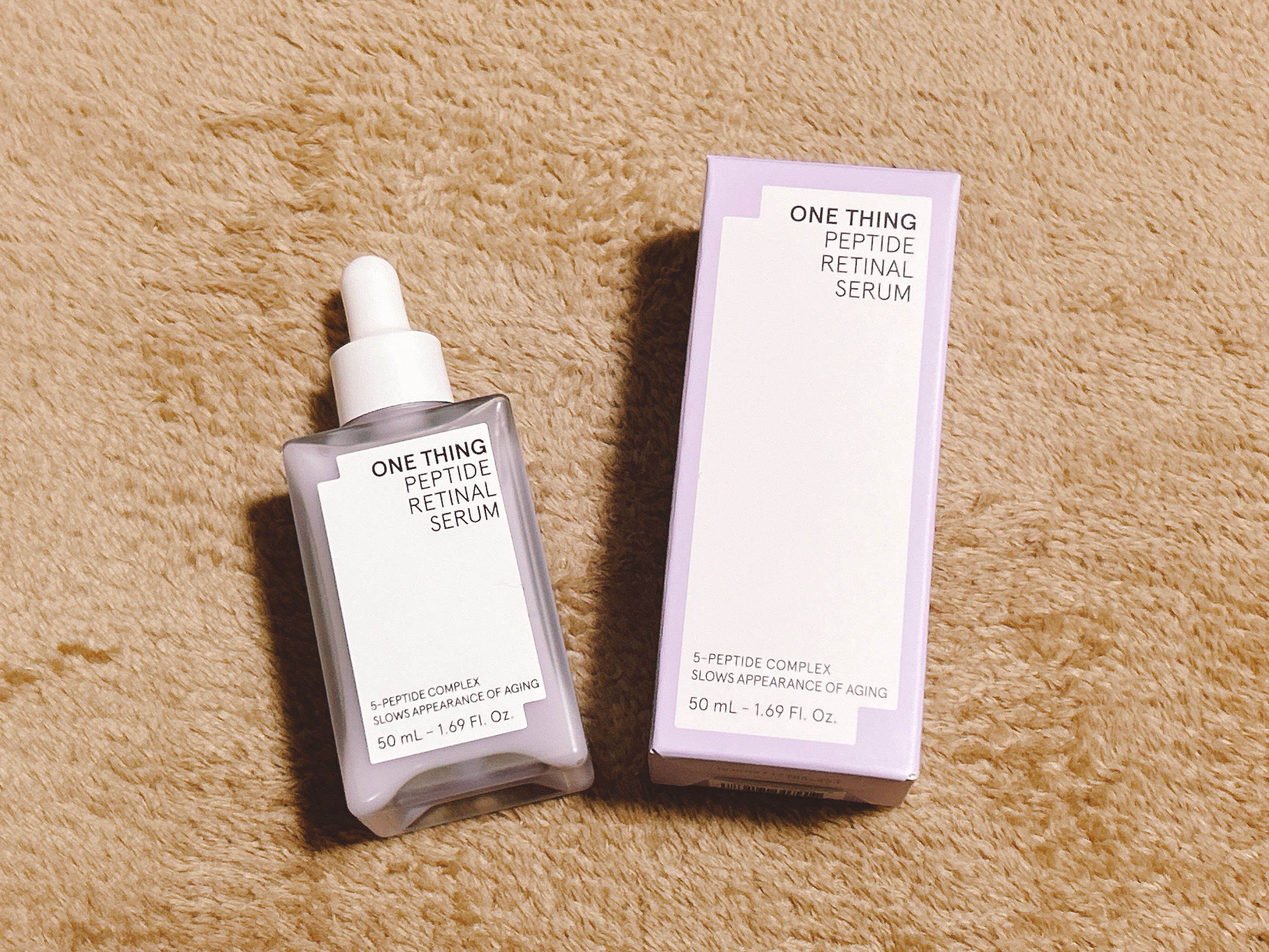 ペプチドレチナールセラム/ONE THING/美容液を使ったクチコミ（2枚目）